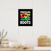黒いルーツ誇りを持ったのポスター ポスター (キッチン)