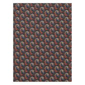 黒いレイベンのダークゴシック様式 テーブルクロス (正面)