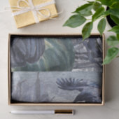 黒いレイベンの水色 薄葉紙 (ギフト)