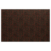 黒いレザーに赤いルーン文字（シミュレート） ファブリック (ヤード)