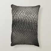 黒いレザーのテクスチャ、バックグラウンド使用。 アクセントクッション (裏面(縦))