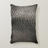 黒いレザーのテクスチャ、バックグラウンド使用。 アクセントクッション (正面(垂直))