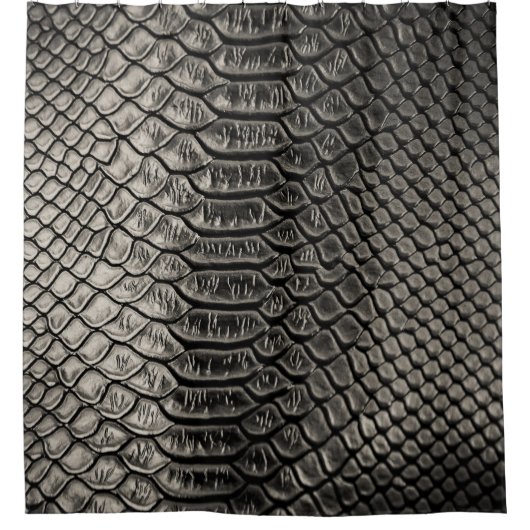 黒いレザーのテクスチャ、バックグラウンド使用。 シャワーカーテン (正面)