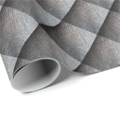 黒いレザールックパターン ラッピングペーパー (ロールコーナー)