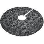 黒いレースのツリースカート ブラッシュドポリエステルツリースカート (アングル)