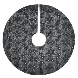 黒いレースのツリースカート ブラッシュドポリエステルツリースカート