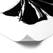 黒いレースを使用したハロウィーンファッションイラスト ポスター (角)