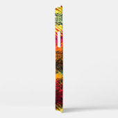 黒いレースオンレインボーグラスケースメイトiPhoneケース Case-Mate iPhoneケース (裏面 / 右)