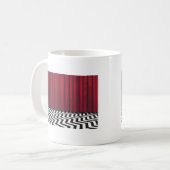 黒いロッジの赤部屋 コーヒーマグカップ (正面左)