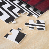 黒いロッジの赤部屋 ジグソーパズル (側面)