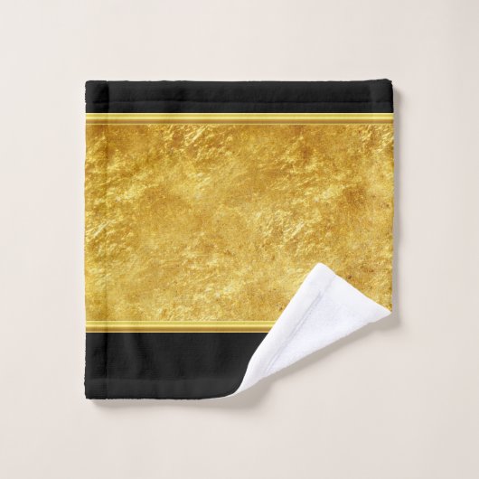 黒いロットワイラーかわいい子犬と悲しい顔 バスタオルセット (ウォッシュタオル)