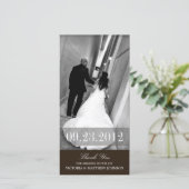 黒いロマンス | 結婚サンキューカード サンキューカード (スタンド正面)