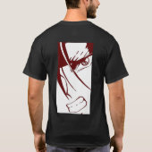 黒いワイシャツ Tシャツ (裏面)