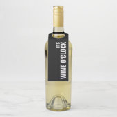 黒いワインの時だ ボトルネックタグ (ボトル)