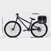 黒いヴィンテージの自転車のシンプルな箱のiPhone 5カバー Case-Mate iPhoneケース (裏面(横))