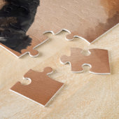 黒い三色のオーストラリアの羊飼い-オーストラリア人 ジグソーパズル (側面)