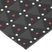 黒い三角形のUFOパターンモダン抽象芸術 テーブルクロス (アングル)