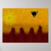 黒い三角形 ポスター (正面)