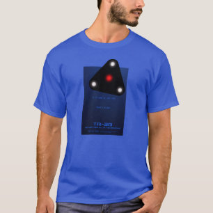黒い三角形TR-3B UFO Tシャツ