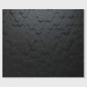 黒い三角抽象芸術の背景、グランジsurfa ラッピングペーパー (フラット)