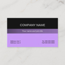 黒い上のデザインの名刺 名刺