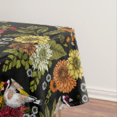 黒い上の庭の金魚 テーブルクロス (インサイチュ)