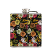 黒い上の庭の金魚 フラスク (裏面)