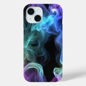黒い上の虹色の煙 Case-Mate iPhoneケース (裏面)