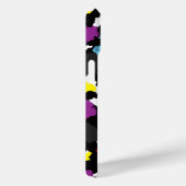 黒い不カラフル整抽象芸術 Case-Mate iPhoneケース (裏面 / 右)