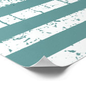 黒い世ストライプ界 ポスター (角)