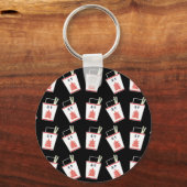 黒い中国のテイクアウト キーホルダー (正面)