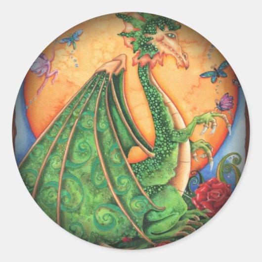 黒い丸いステッカーにフェード ラウンドシール (正面)