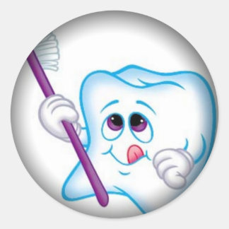 黒い丸いステッカーにフェード ラウンドシール