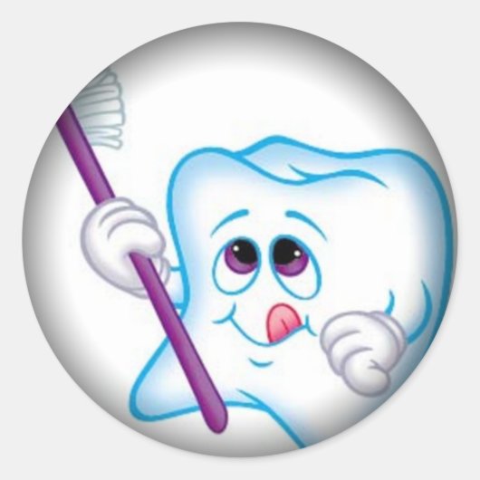 黒い丸いステッカーにフェード ラウンドシール (正面)