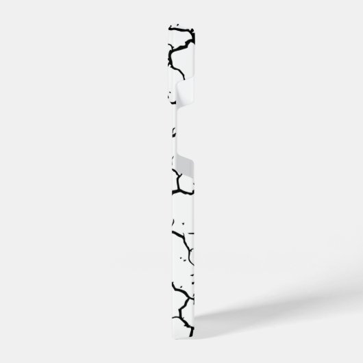 黒い亀裂 iPhoneケース (左側面)