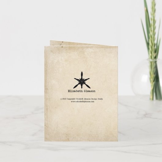 黒い予兆 カード (裏面)