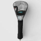 黒い人魚のひいさまがいた、すばらしい黒い白鳥 ゴルフヘッドカバー (正面)