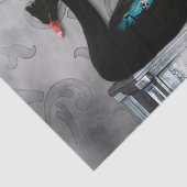 黒い人魚のひいさまがいた、すばらしい黒い白鳥 薄葉紙 (詳細)