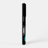 黒い人魚の水泳 iPhoneケース (右側面)