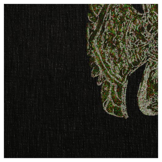 黒い仏 ファブリック (見本)