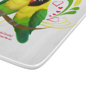 黒い仮面のラブバード カッティングボード (角)