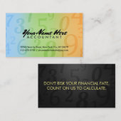 黒い会計士の名刺 名刺 (正面/裏面)