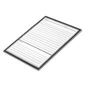 黒い会議ノート ノートパッド (アングル)