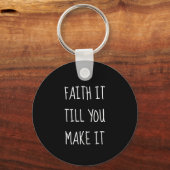 黒い信仰itキーチェーン キーホルダー (正面)