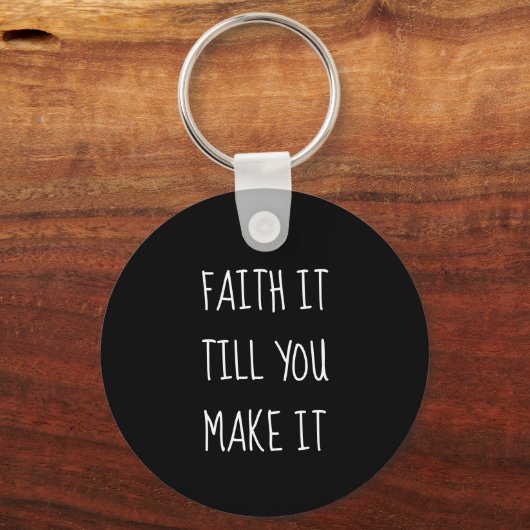 黒い信仰itキーチェーン キーホルダー (正面)