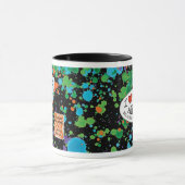 黒い信号器のマグ マグカップ (中央)