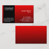 黒い側波帯-影で覆われる赤 名刺 (正面/裏面)