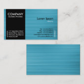 黒い側波帯-淡いブルーのブラシをかけられたTex 名刺 (正面/裏面)