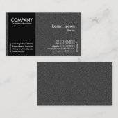 黒い側波帯-灰色のエンボスの質 名刺 (正面/裏面)