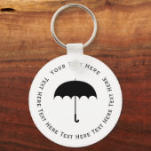 黒い傘 キーホルダー (正面)